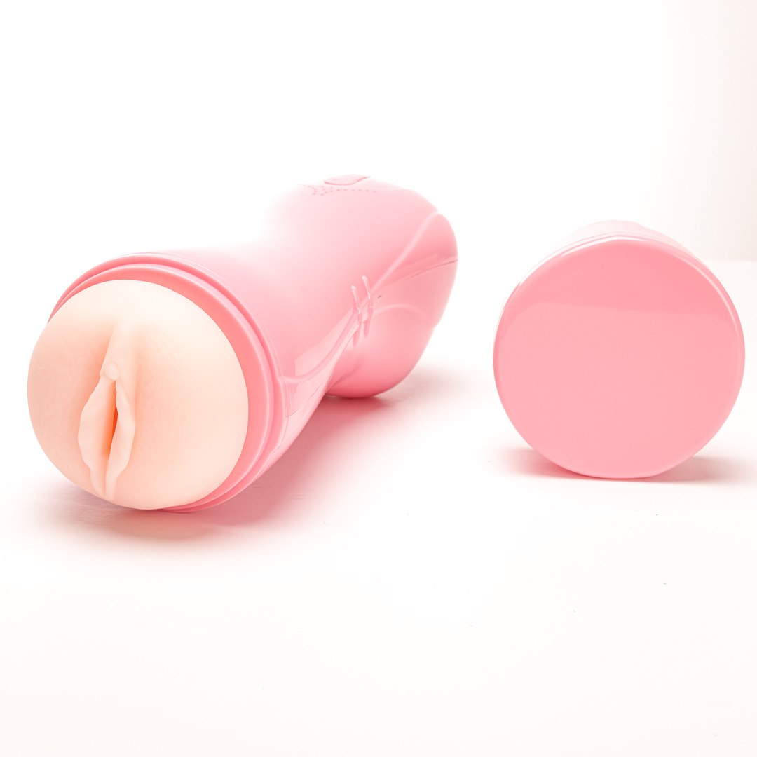 Velvet Touch - Masturbator Z Wibracj¹ Wagina Cyberskóra £adowany Usb Ró¿owy — zdjęcie 4