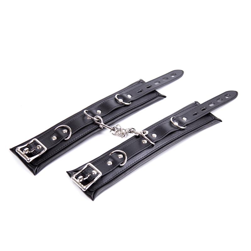 LATETOBED BDSM LINE - Ankle Cuffs Black — zdjęcie 4