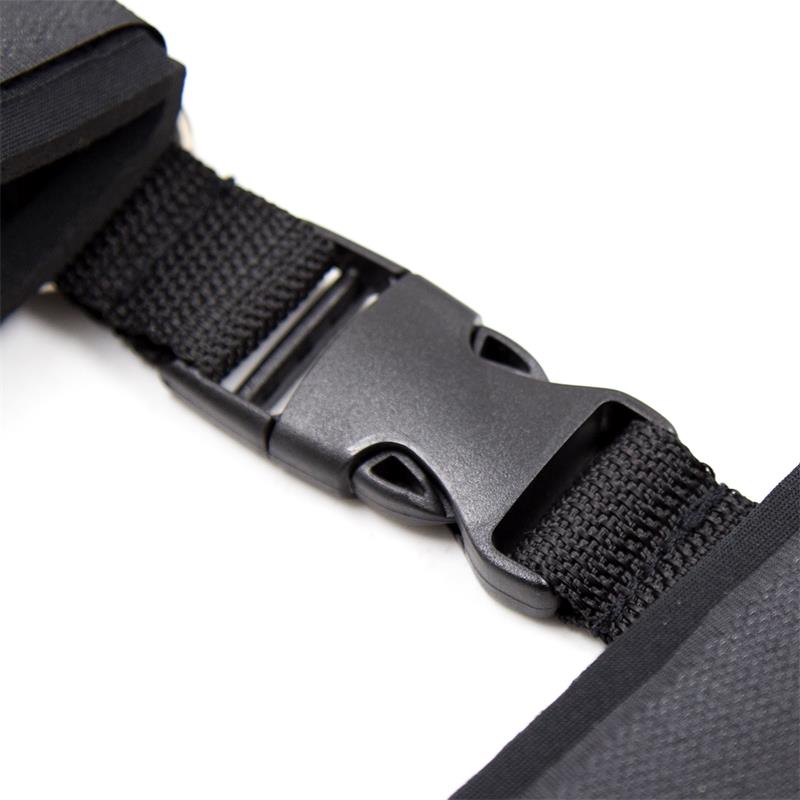 LATETOBED BDSM LINE - Neoprene Ankle Cuffs with Velcro Black — zdjęcie 4