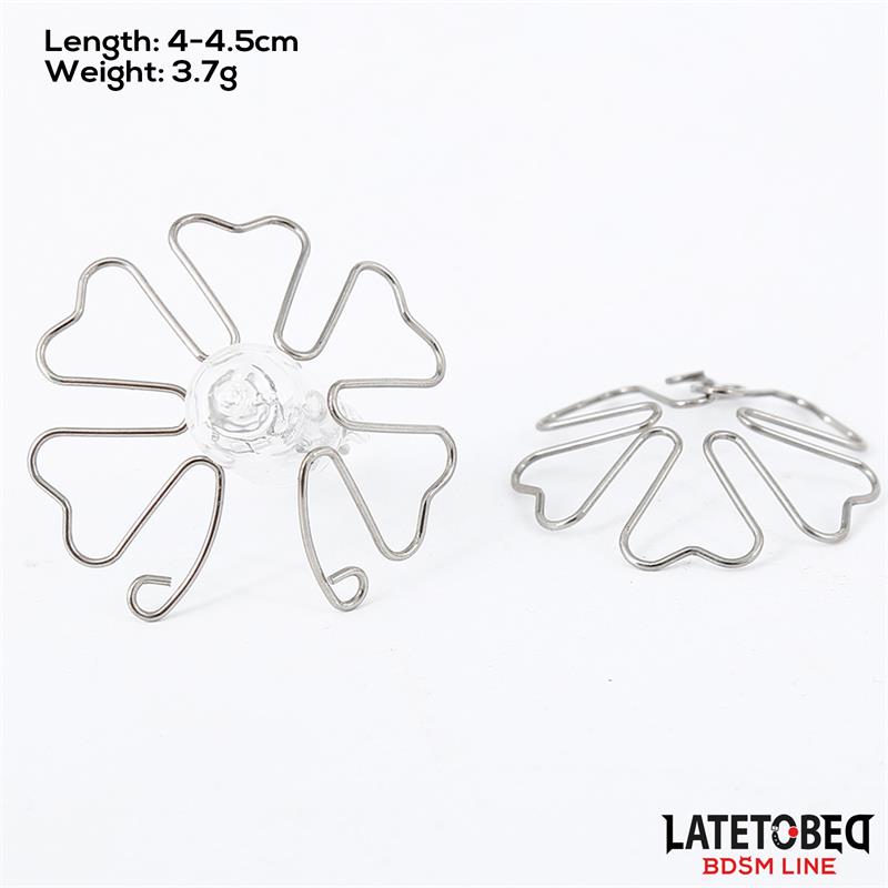 LATETOBED BDSM LINE - Flower-Shaped Nipple Accessory — zdjęcie 4