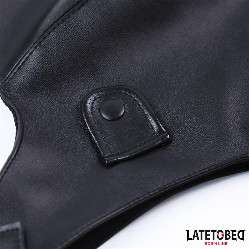 LATETOBED BDSM LINE - Hood Black — zdjęcie 4