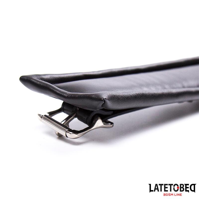 LATETOBED BDSM LINE - Padded Collar with Leash — zdjęcie 4