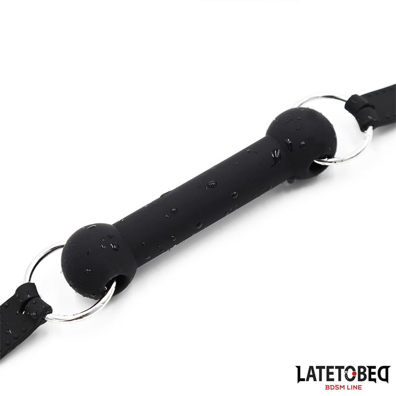 LATETOBED BDSM LINE - Silicone Bone Gag Adjustable — zdjęcie 4