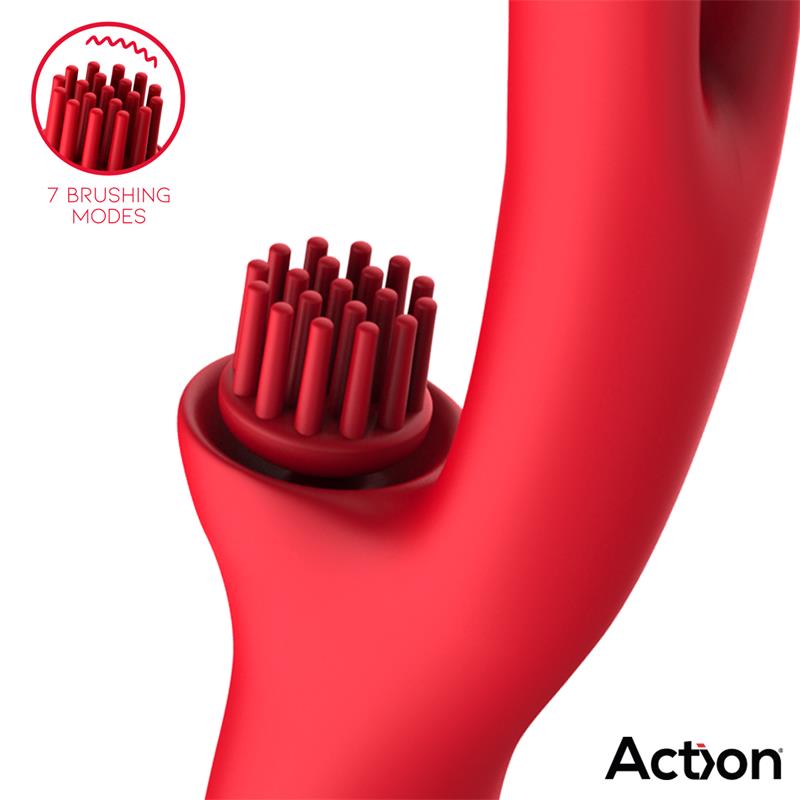 ACTION - Bilma Vibe with Brushing Clit Stimulator and Alternating Function — zdjęcie 4