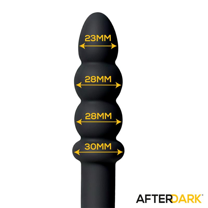 AFTERDARK - Velor Double Anal Massager Silicone — zdjęcie 4