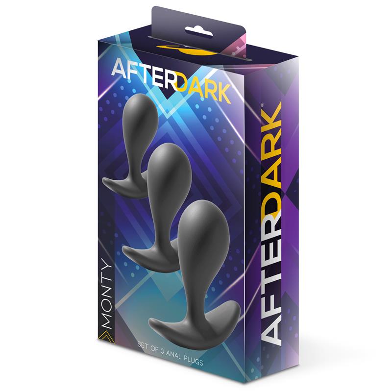 AFTERDARK - Monty Set of 3 Anal Plugs — zdjęcie 4