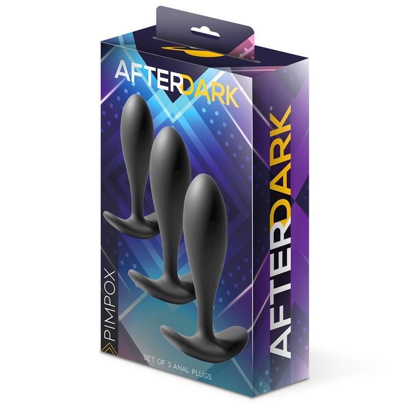 AFTERDARK - Pimpox Set of 3 Anal Plugs — zdjęcie 4