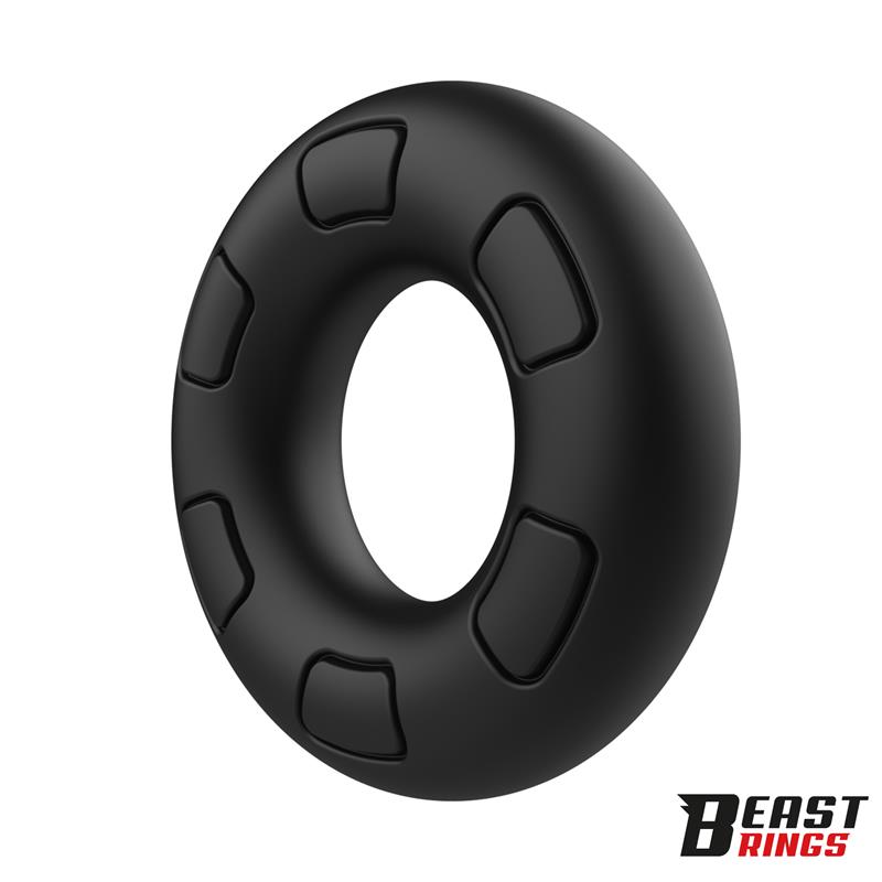 BEAST RINGS - Penis Ring Liquid Silicone 30 mm — zdjęcie 4