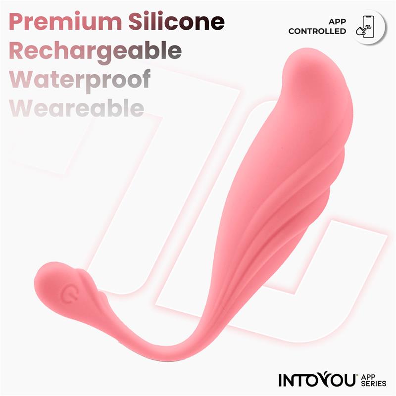 INTOYOU APP SERIES - Vibrating Egg with Waving and APP USB — zdjęcie 4