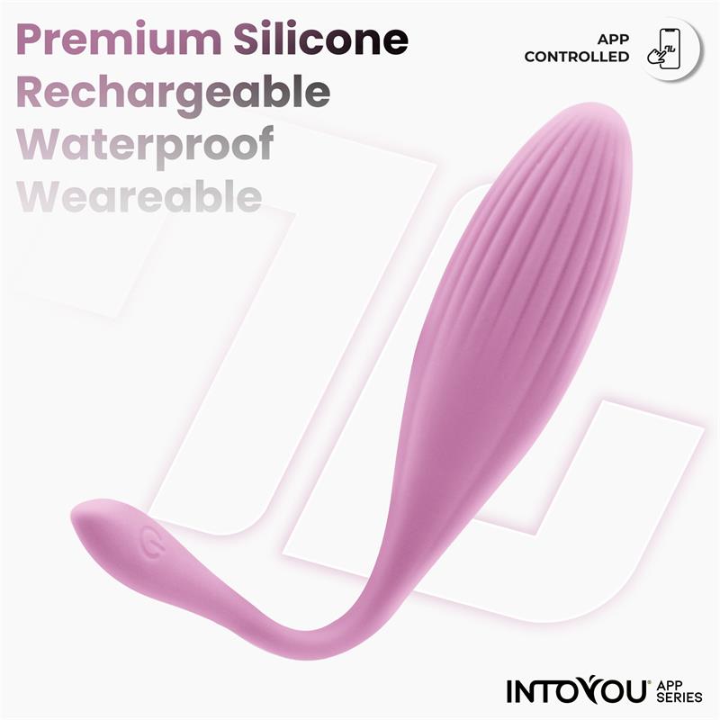 INTOYOU APP SERIES - Vibrating Egg with Rotating Beads and APP USB — zdjęcie 4