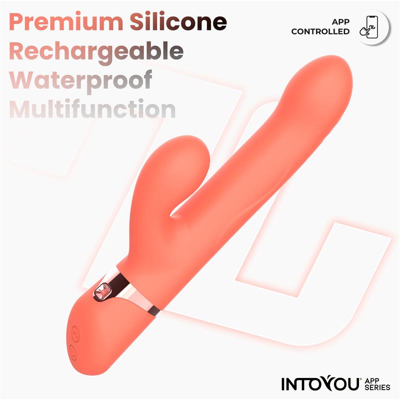 INTOYOU APP SERIES - Mindy Vibe with Up and Down Beads Ring, Finger and Pulsation with APP — zdjęcie 4
