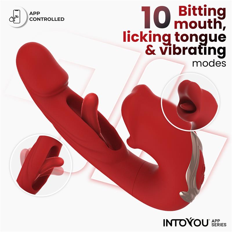 INTOYOU APP SERIES - Mouty Vibe with Biting and Flipping with App — zdjęcie 4