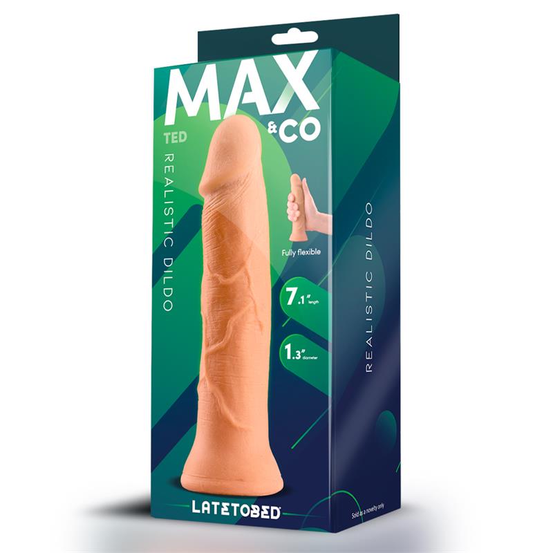 MAX & CO - Ted Realistic Dildo 7.1 Flesh — zdjęcie 4