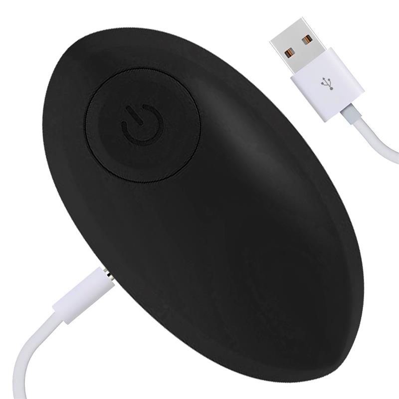 TARDENOCHE - Buller Vibrating Bullet Remote Control USB Silicone Black — zdjęcie 4