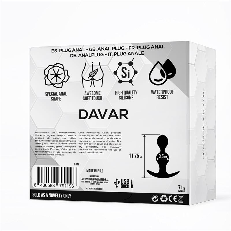 TARDENOCHE - Davar Anal Plug Silicone — zdjęcie 4