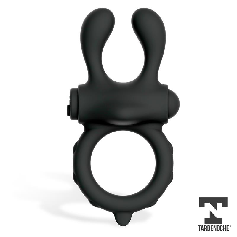 TARDENOCHE - Earzy Vibrating Penis Ring with Remote Control USB Magnetic Silicone — zdjęcie 4