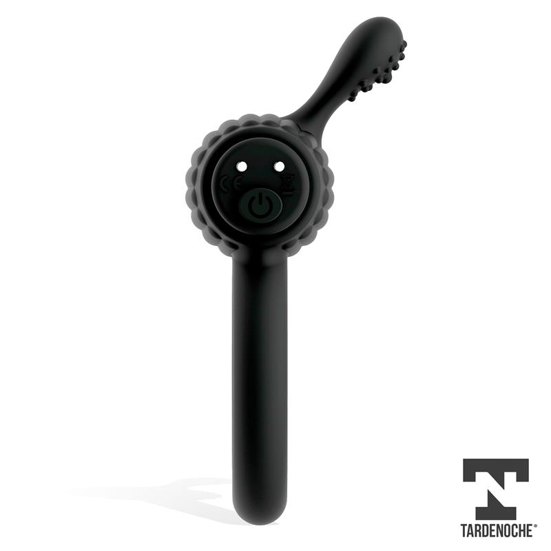 TARDENOCHE - Dully Vibrating Penis Ring Silicone Magnetic USB — zdjęcie 4