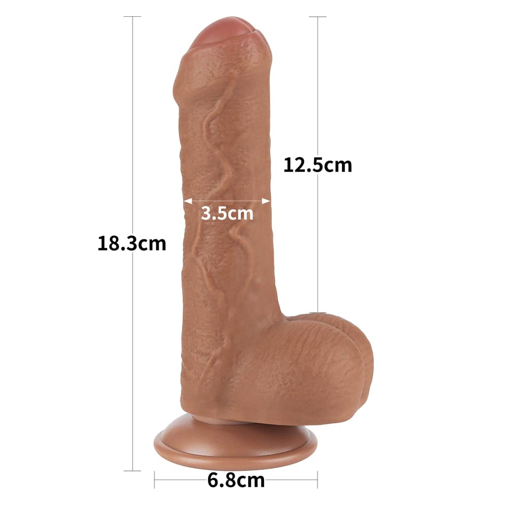 Dildo z przyssawk¹ 18,3 cm Lovetoy — zdjęcie 3