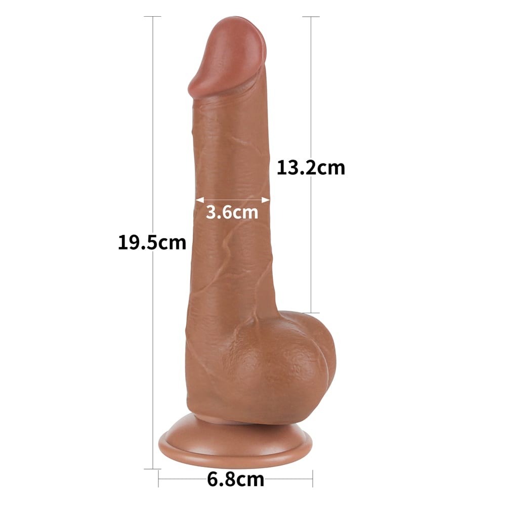 Dildo z przyssawk¹ 19,5 cm Lovetoy — zdjęcie 3