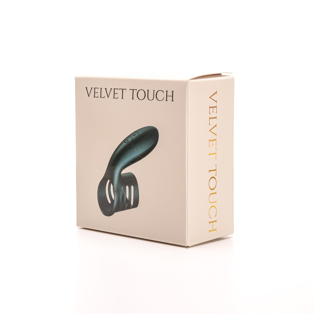 Velvet Touch - Piercieñ Wibruj¹cy £adowany Usb Niebieski