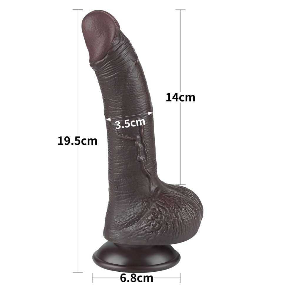 Dildo z przyssawk¹ 19,5 cm Lovetoy — zdjęcie 4