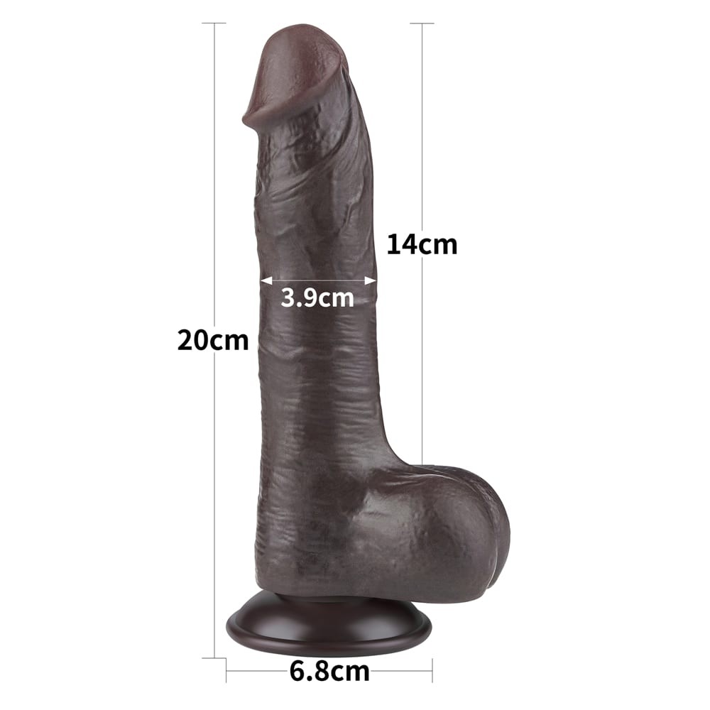 Dildo z przyssawk¹ 20 cm Lovetoy — zdjęcie 4