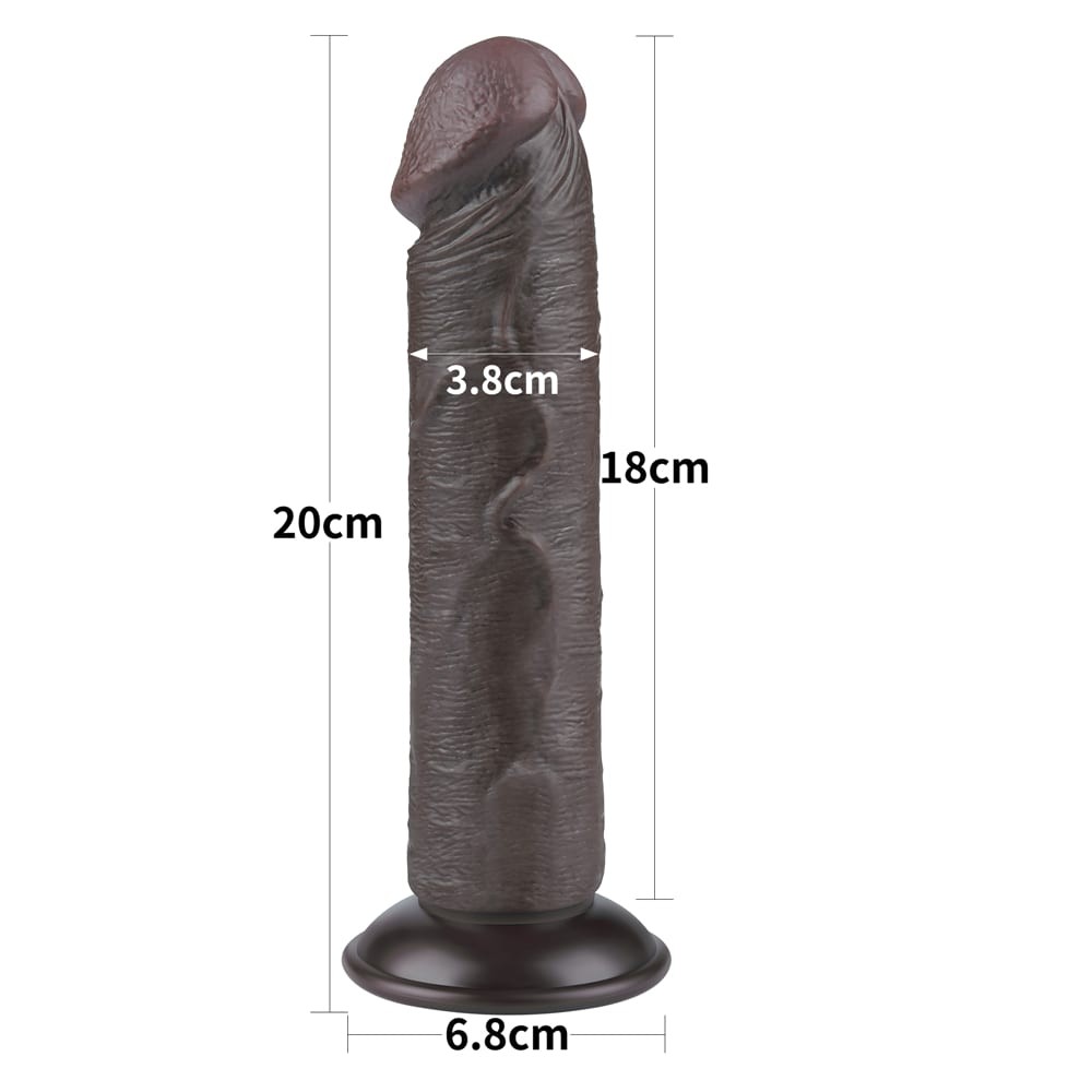 Dildo z przyssawk¹ 20 cm Lovetoy — zdjęcie 4