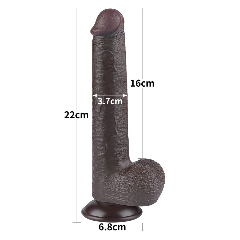Dildo z przyssawk¹ 22 cm Lovetoy — zdjęcie 4