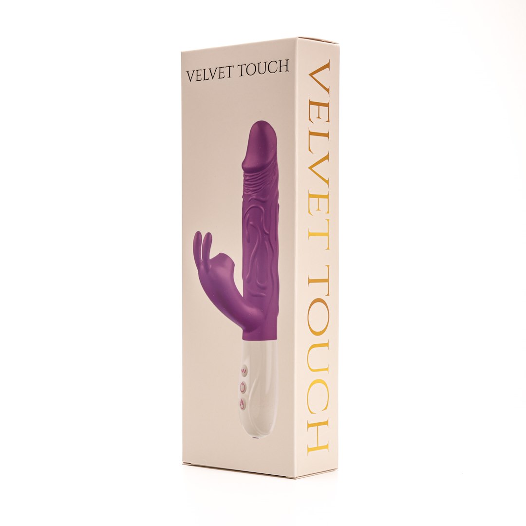 Velvet Touch - Wibrator Silikonowy Typ Króliczek £adowany Usb Fioletowy