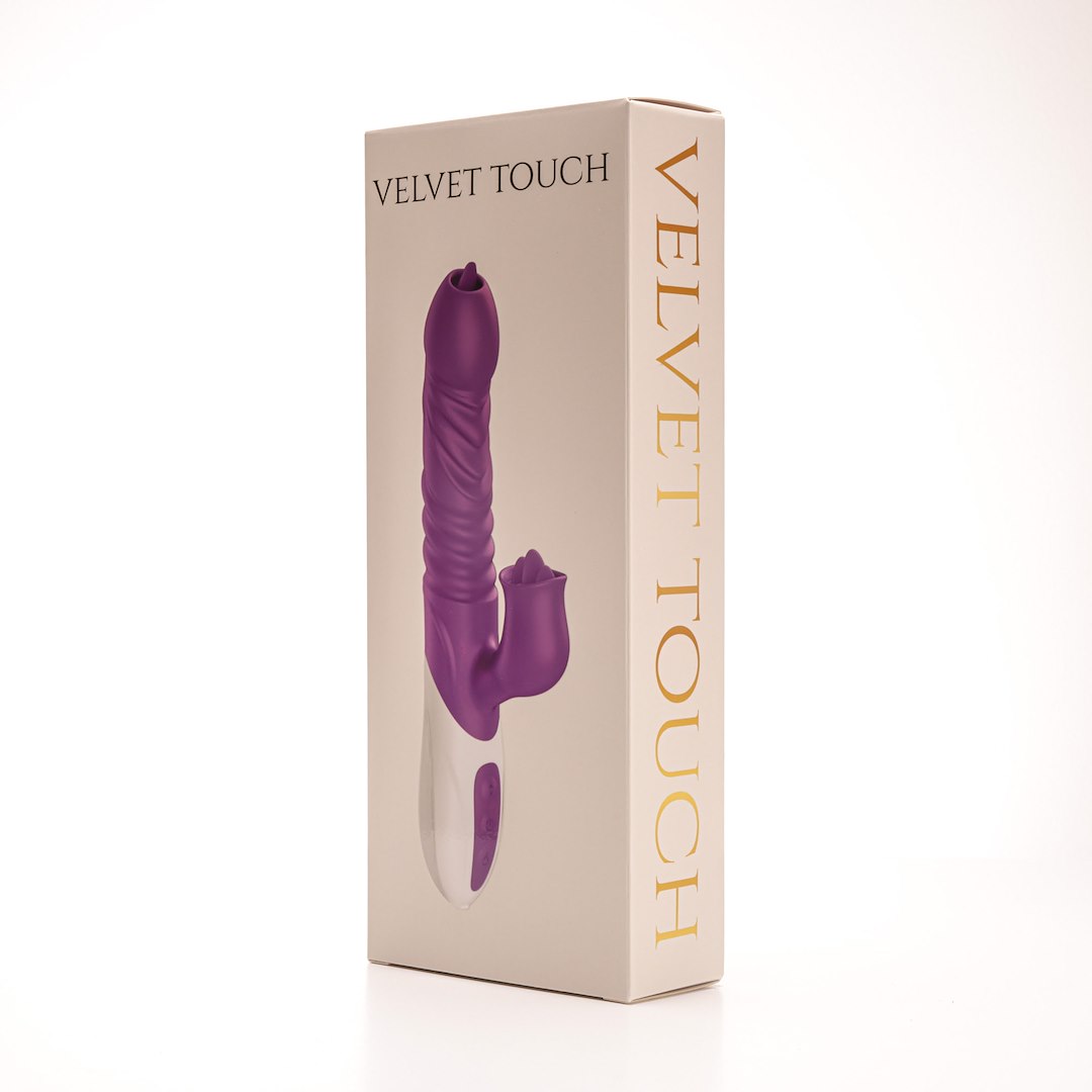 Velvet Touch - Wibrator Silikonowy Typ Króliczek £adowany Usb Fioletowy