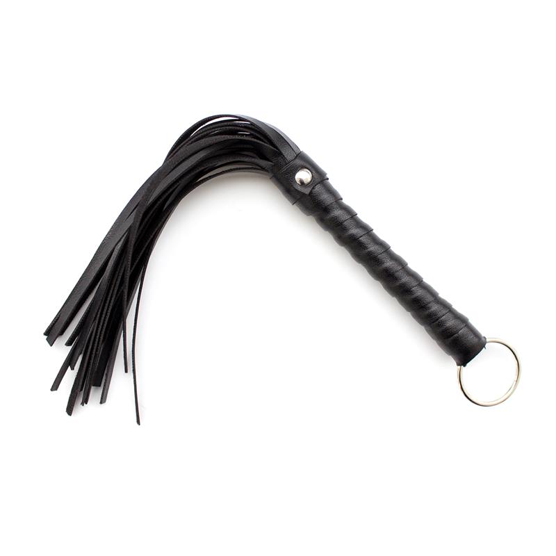LATETOBED BDSM LINE - Mini Flogger 28 cm Black