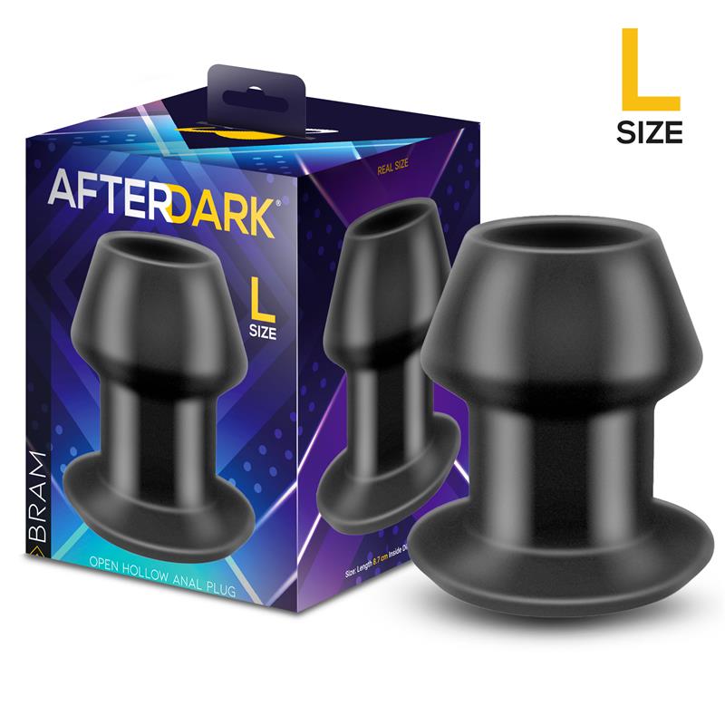 AFTERDARK - Bram Open Hollow Anal Plug Size L