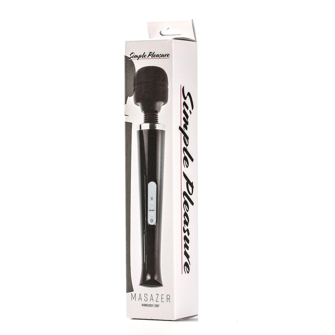 Simple Pleasure - Masa¿er Kulowy Magiczna Ró¿d¿ka £adowany Usb Czarny