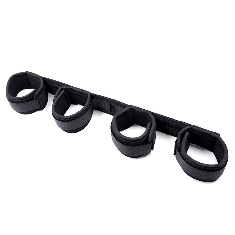 LATETOBED BDSM LINE - Spreader Bar with Rigid Bar and Soft Cuffs