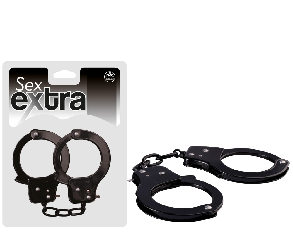 NMC - Kajdanki metalowe Sex Extra czarne — zdjęcie 2