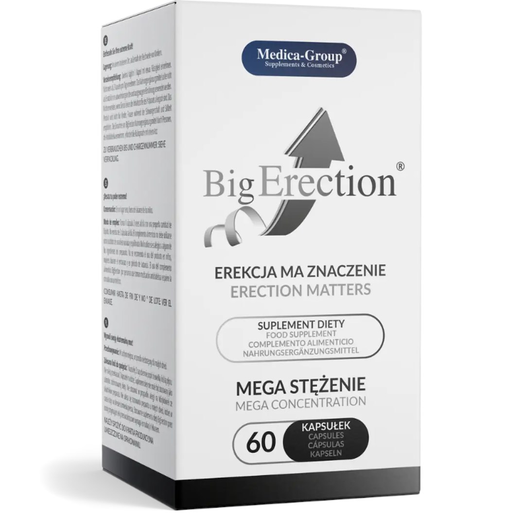 Medica - Supl.diety-Big Erection - kapsu³ki 60 szt — zdjęcie 2