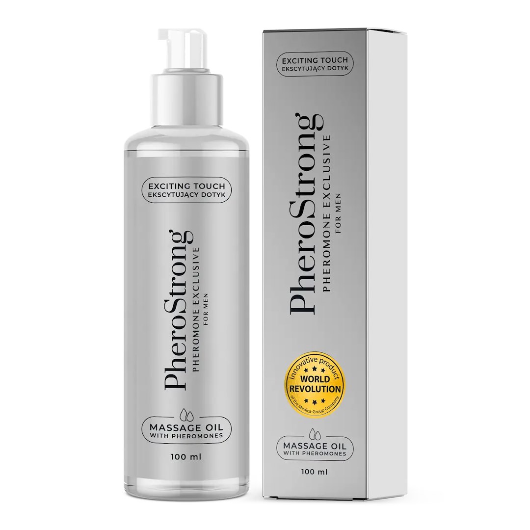 Olejek-PheroStrong Exclusive for Men Massage Oil 100 ml — zdjęcie 2
