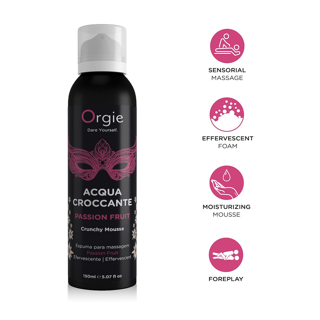 Orgie Acqua Crocante Crunch Massage Mousse Passion Fruit — zdjęcie 2