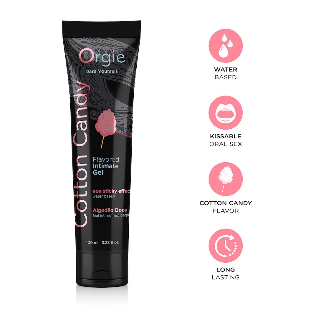 Orgie Lube Tube Cotton Candy Water-Based Intimate Gel With Cotton Candy Flavor — zdjęcie 3