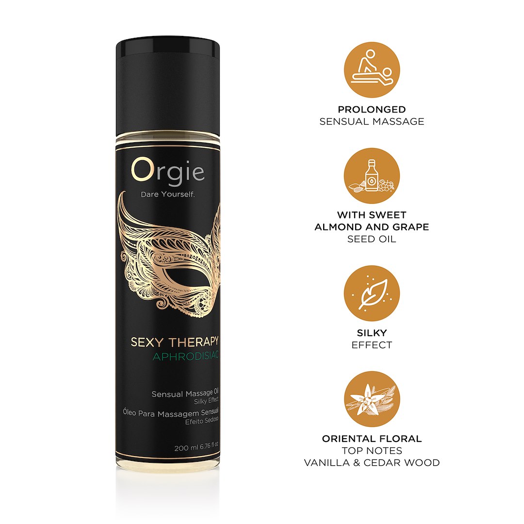 Orgie Sexy Therapy Sensual Massage Oil Aphrodisiac 200 ml — zdjęcie 4