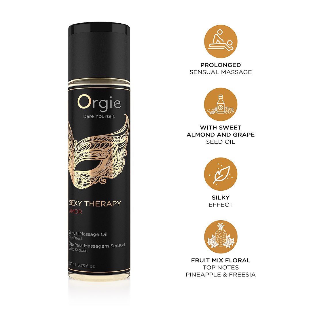 Orgie Sexy Therapy Sensual Massage Oil Amor 200 ml — zdjęcie 4
