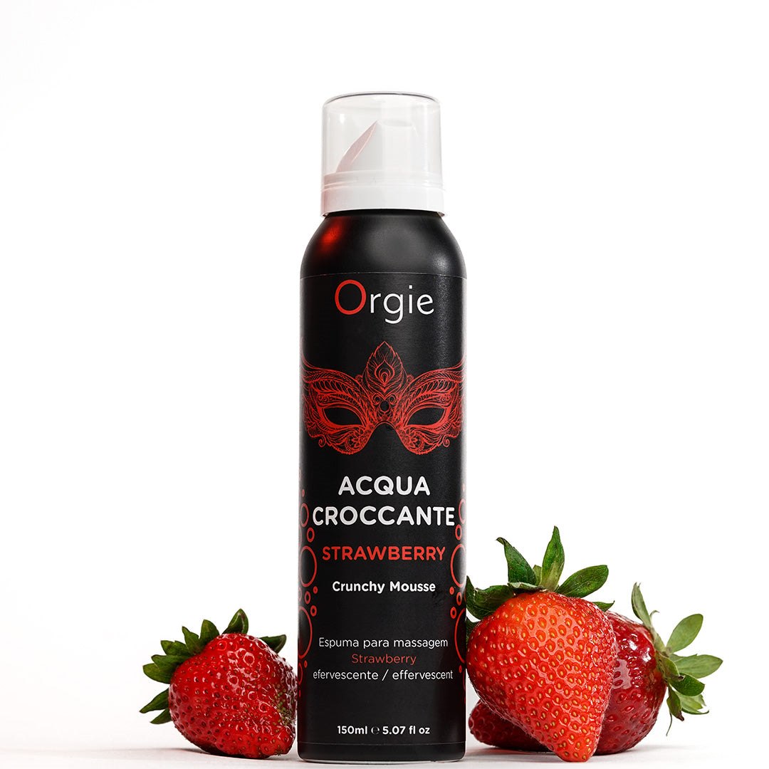 Orgie Acqua Crocante Crunch Massage Mousse Strawberry — zdjęcie 4