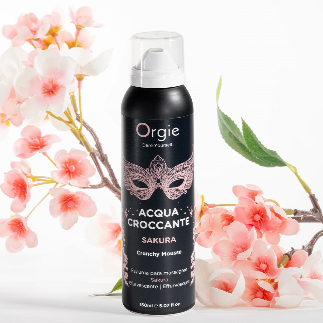 Orgie Acqua Crocante Crunch Massage Mousse Sakura — zdjęcie 4