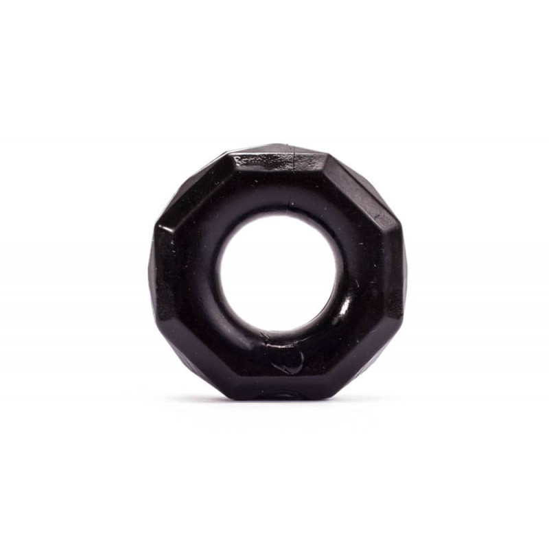 Piercieñ na penisa Lovetoy Power Plus czarny r. 2cm — zdjęcie 2