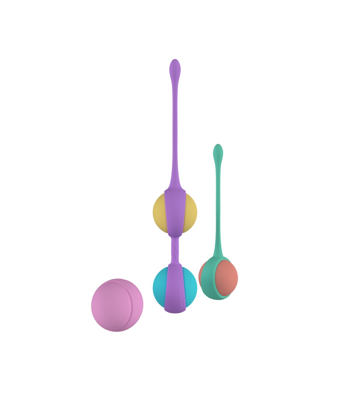 PARTY COLOR TOYS - SILICONE BOLY CHINESE BALLS SET — zdjęcie 3