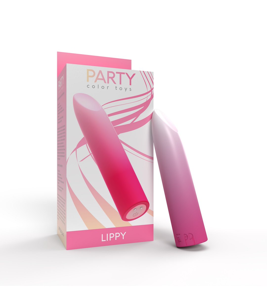 PARTY COLOR TOYS - PINK LIPPY VIBRATING BULLET