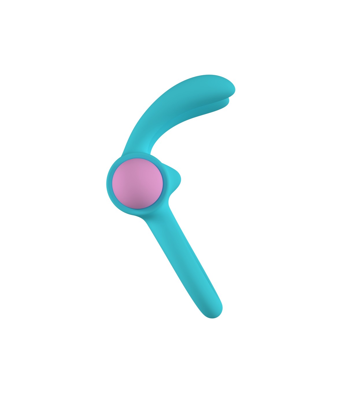 PARTY COLOR TOYS - RINY VIBRATING RING W/ BLUE SILICONE USB CONTROLLER — zdjęcie 3