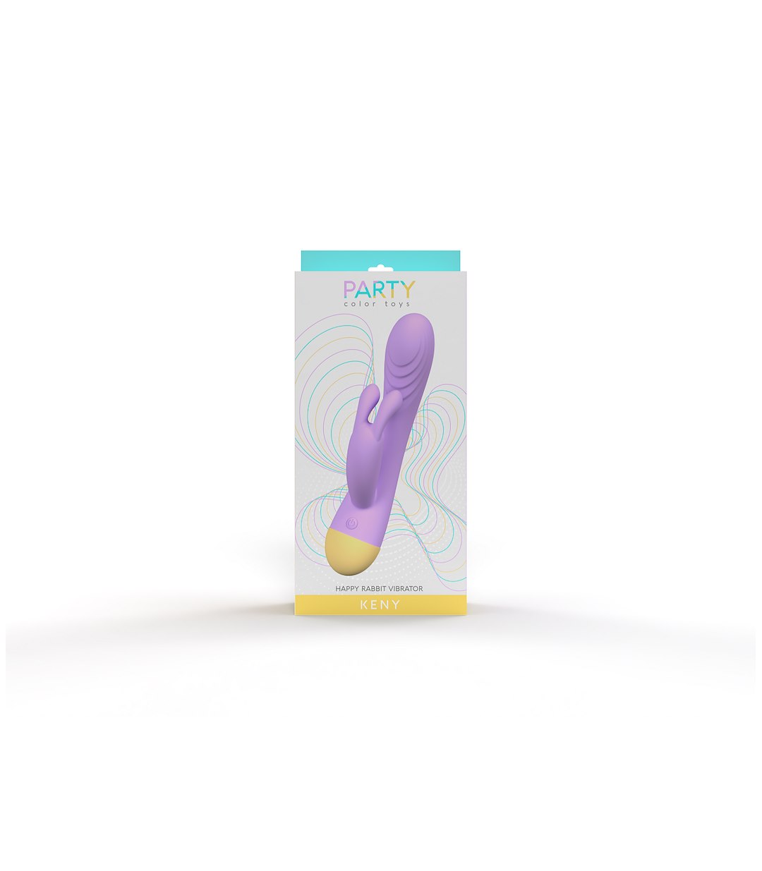 PARTY COLOR TOYS - LILAC RECHARGEABLE KENY VIBRATOR — zdjęcie 4