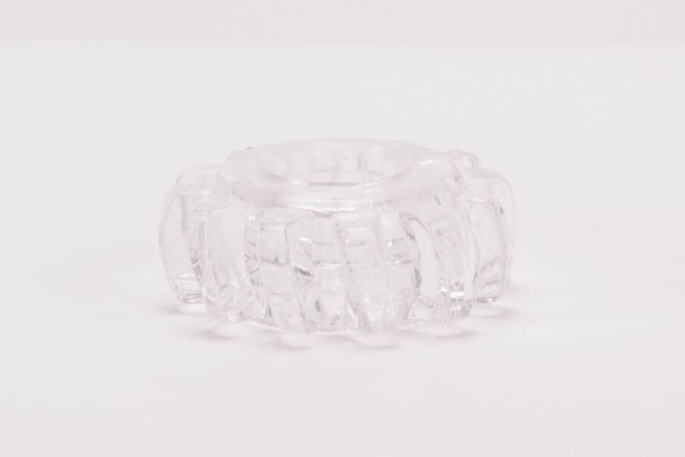 Piercieñ na penisa Lovetoy Power Plus przezroczysty r. 1,6cm — zdjęcie 4