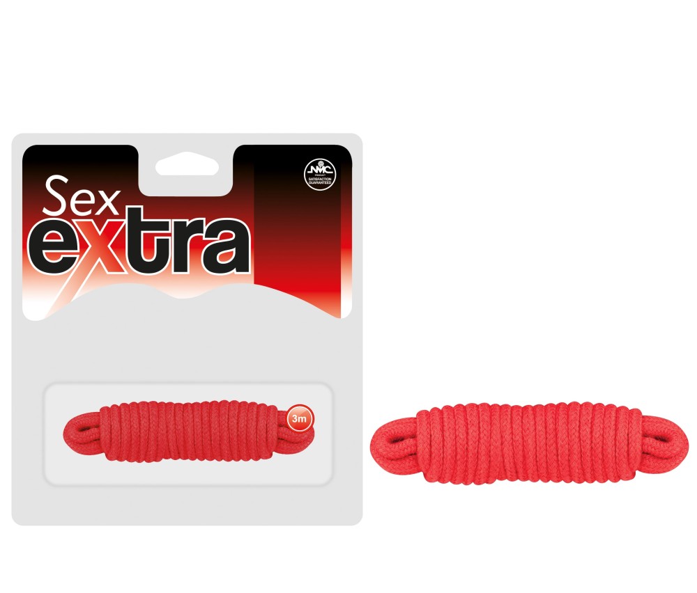 NMC - Lina do krêpowania Sex Extra Love 3m czerwona — zdjęcie 2